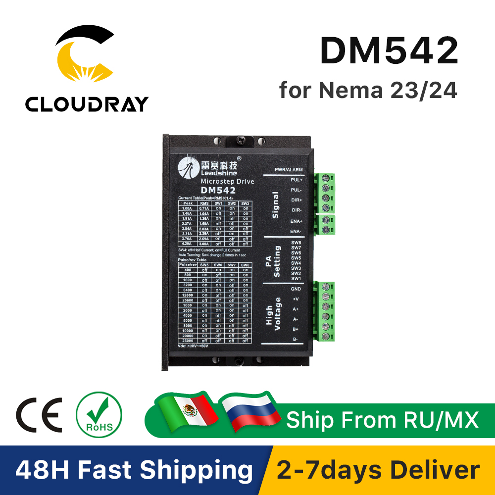 Stepper Motor Nema17 - Leadshine DM542 2 Phase Stepper Driver
