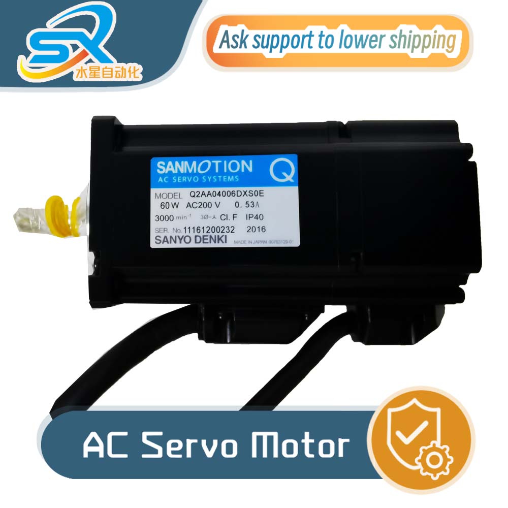Servo Motor - SANYO DENKI Mini Servo Motor Q2AA04006DXS0E
