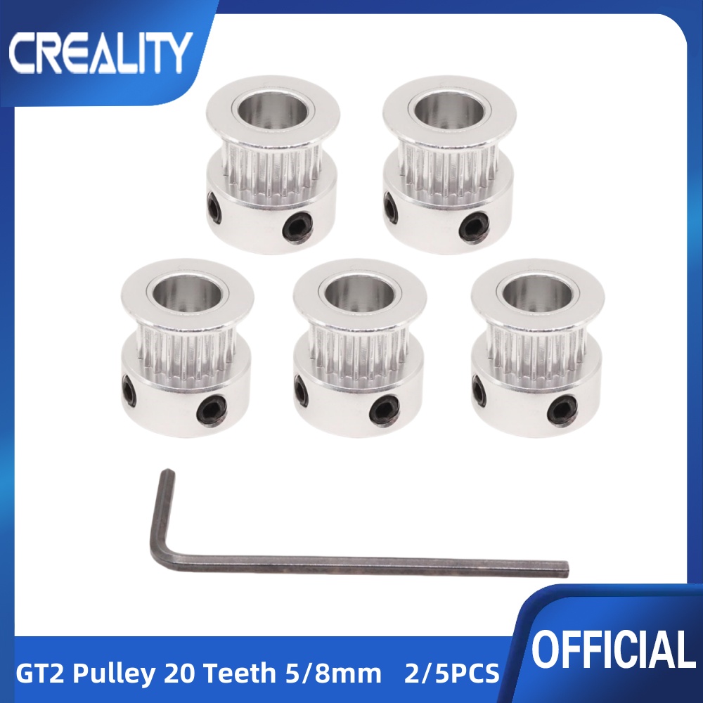 Aluminium Profile 2020 - 2/5 PCS GT2 Pulley 20 Teeth