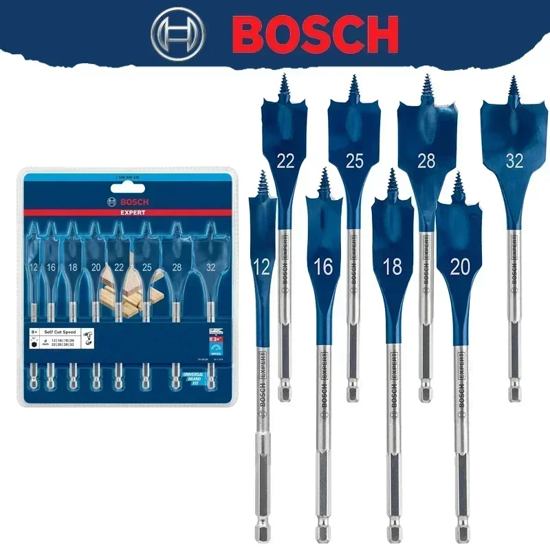Drill Bit Set - BOSCH 2608902111 Expert SelfCut Speed Spade