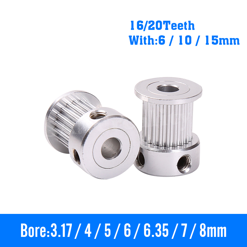 Gt2 Pulley - 16T/20T GT2 3D Printer Part Timing