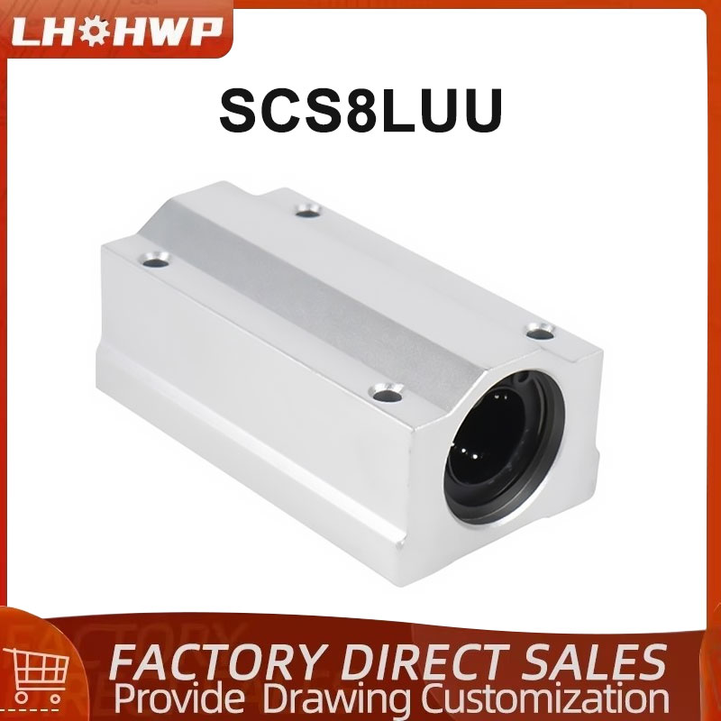 Lm8Uu Bearing - 1pc SC8LUU SCS8LUU 8mm Long Type