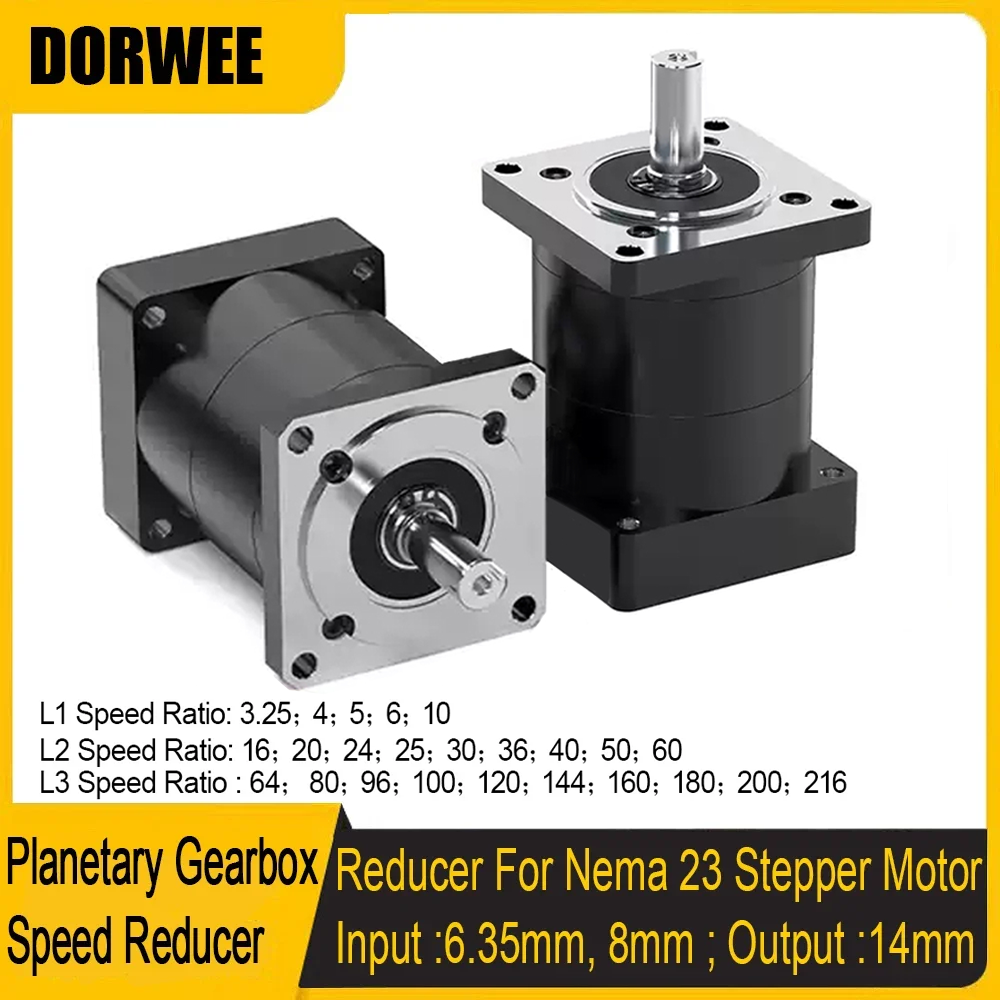 Nema23 Stepper - Nema23 Planetary Gearbox Speed Reducer Step-down