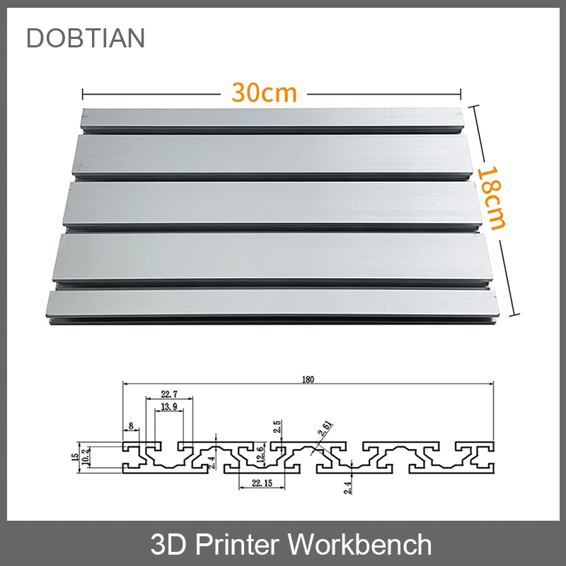 3018 Aluminium Cnc - 1PC 15180 Aluminum Profile Extrusion CNC