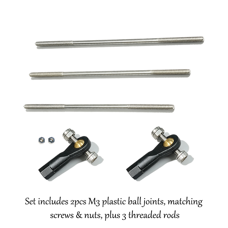 Ball Screw - Set including 2 M3 plastic ball