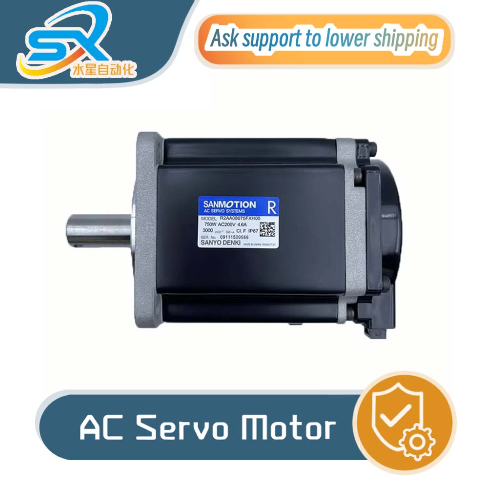 Servo Motor - Sanyo Servo Motor For Robotics R2AA08075FXH00