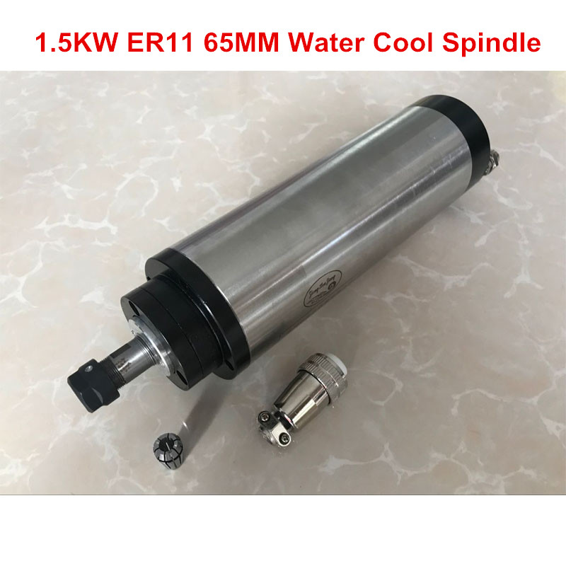 Water Cooled Spindle - 1.5KW 65mm 80MM ER11 ER16 Water