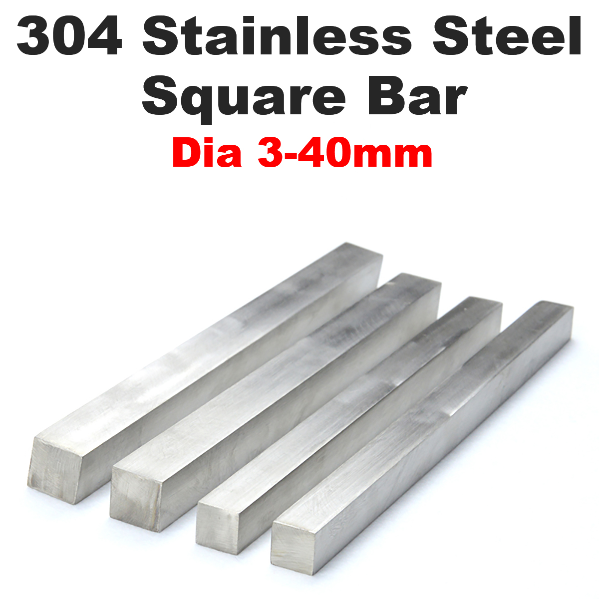 Linear Rod 8Mm - 304 Stainless Steel Square Rod Bar