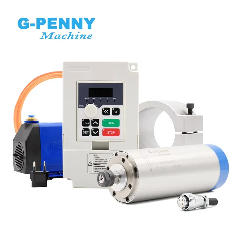 Water Cooled Spindle - Gpenny 1.5kw ER16 D80mm Water Cooled