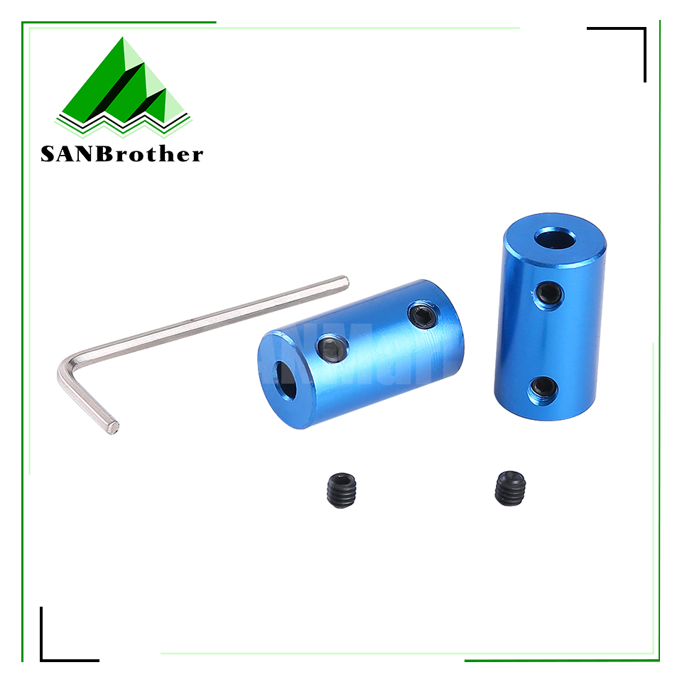 Coupling 8Mm - 1pcs Aluminum Alloy Coupling Bore 3/4/5/6/6.35/7/8MM