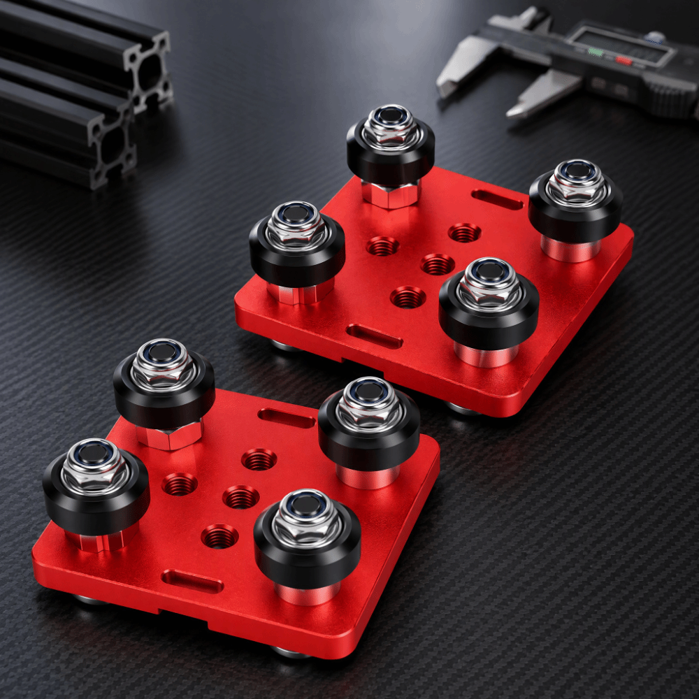 V Slot Wheel - 2pcs set Lightweight Design Aluminum Extrusion