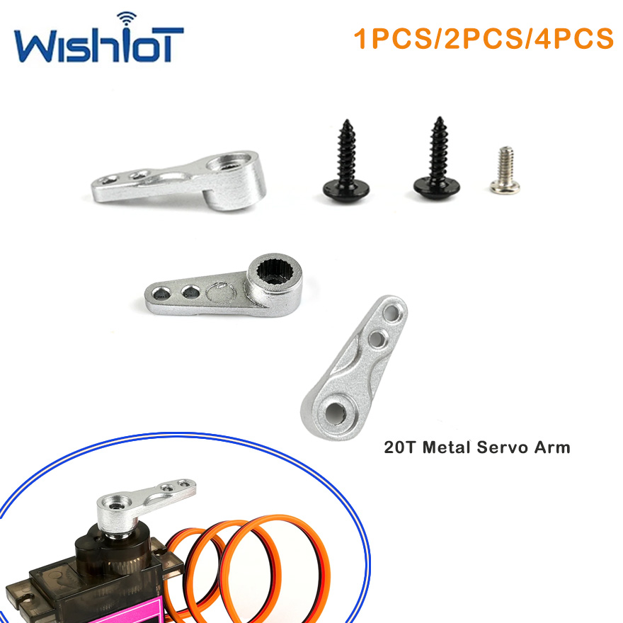 Servo 9G - 1PCS/2PCS /4PCS Metal Servo Parts 20T