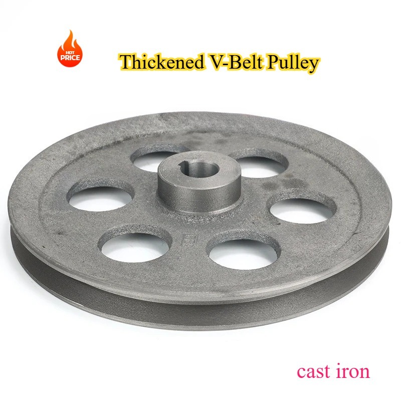 V Slot Wheel - Dia 140-200mm Thickened V-Belt Pulley Hollow