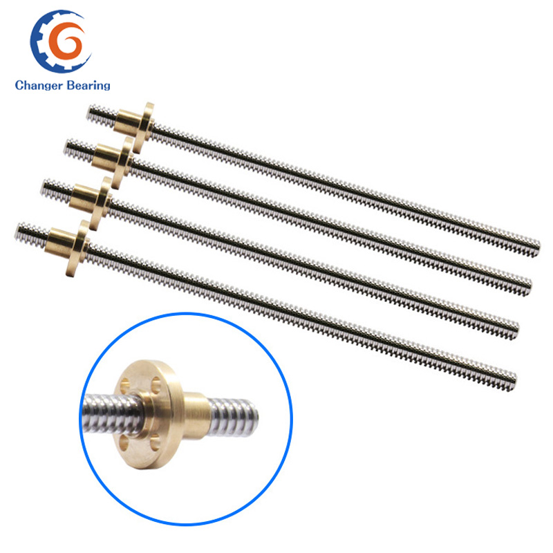 Lead Screw 8Mm - 100-900mm T-Type T8 Lead 8mm Pitch