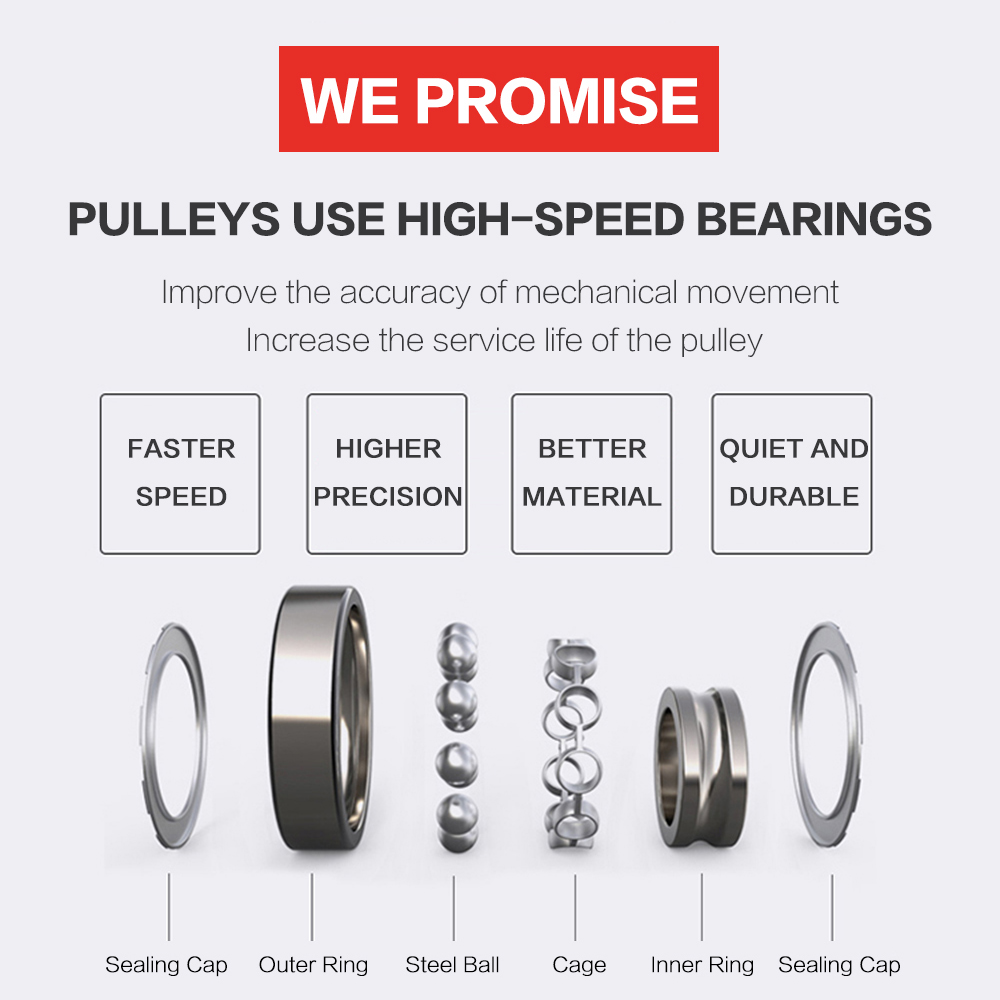 3DSWAY 12/24pcs POM Pulley Whe - V Slot Wheel recension och pris