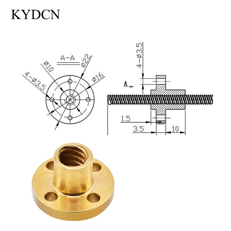 T8 Lead Screw Stainless Steel  - Lead Screw 8Mm recension och pris