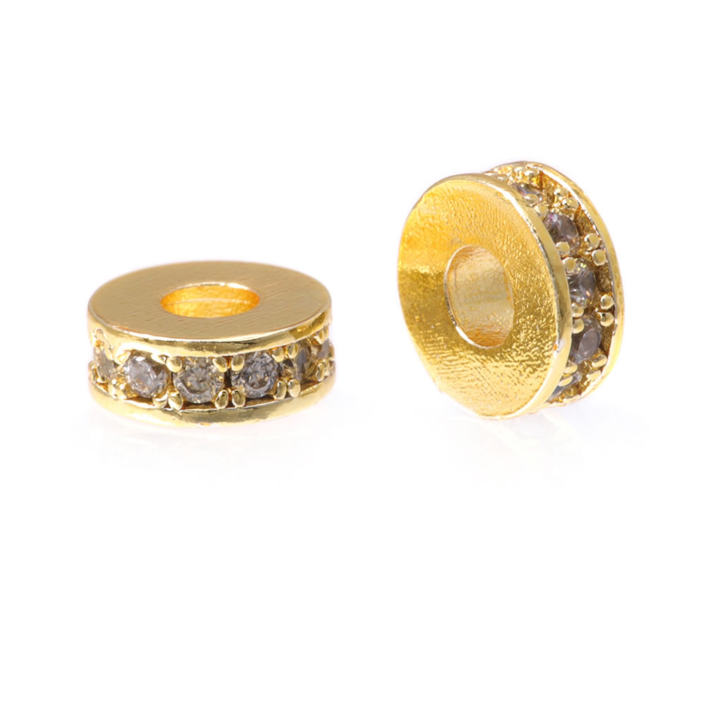 6PCS 6MM 8MM 18K Gold Color Br - Coupling 8Mm recension och pris