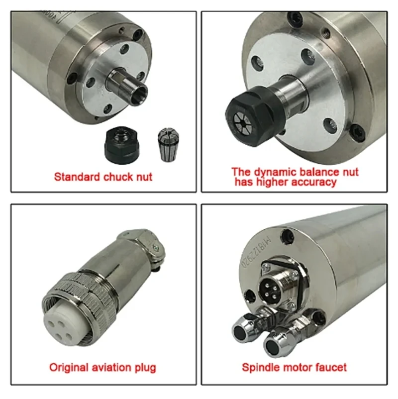 65X158-800W-ER11-220V CNC Wate - Water Cooled Spindle recension och pris