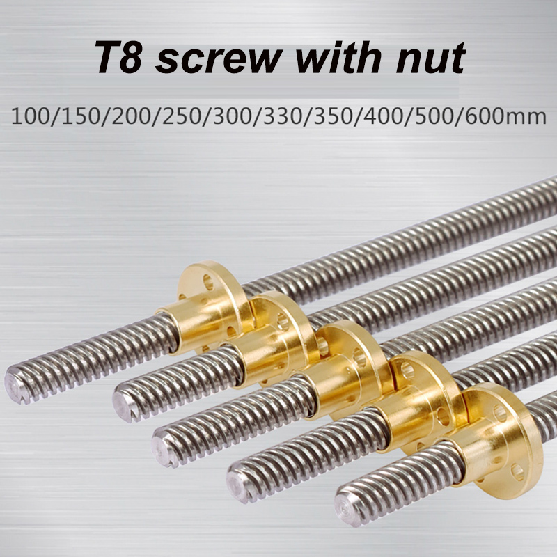 T8 Trapezoidal Screw with Nut  - Lead Screw 8Mm recension och pris