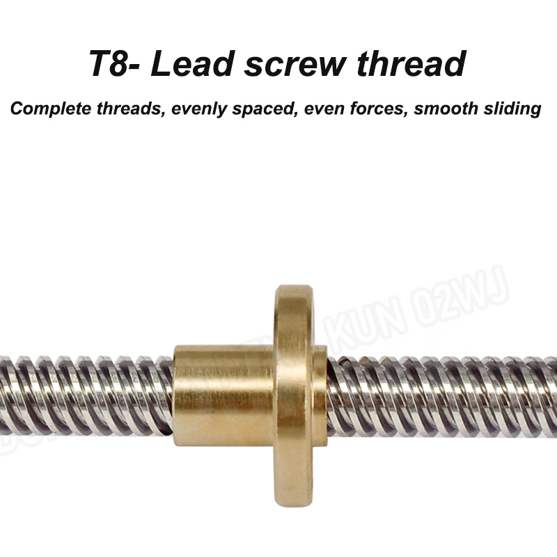 T8 Trapezoidal Screw with Nut  - Lead Screw 8Mm recension och pris