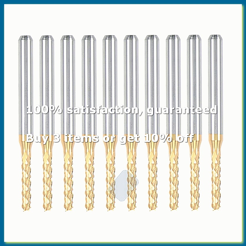 10PCS Titanium Coat Carbide En - End Mill recension och pris