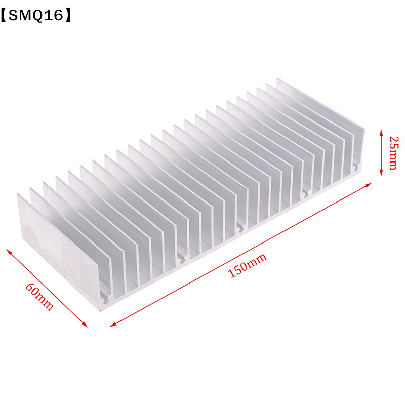 150x60x25mm Radiator Aluminum  - Aluminium Extrusion recension och pris