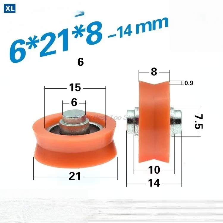 5PC POM Polyoxymethylene Plast - V Slot Wheel recension och pris