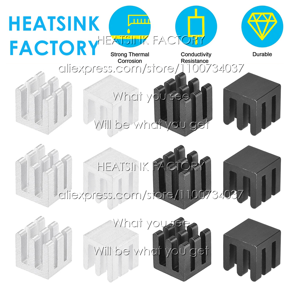 10x10x10mm Aluminum Heatsink C - Aluminium Extrusion recension och pris