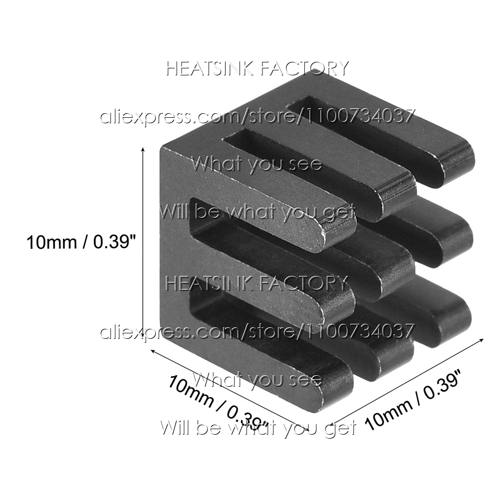 10x10x10mm Aluminum Heatsink C - Aluminium Extrusion recension och pris