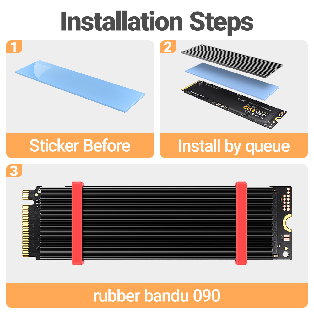JEYI M.2 SSD Heatsink, Aluminu - Aluminium Extrusion recension och pris
