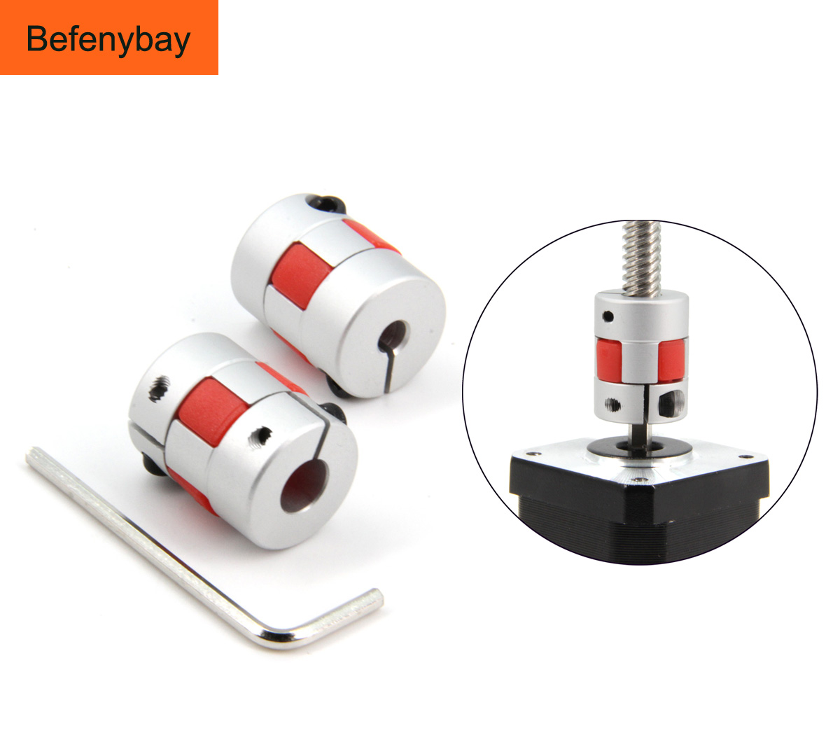 Befenybay  CNC Motor Connector - Coupling 8Mm recension och pris