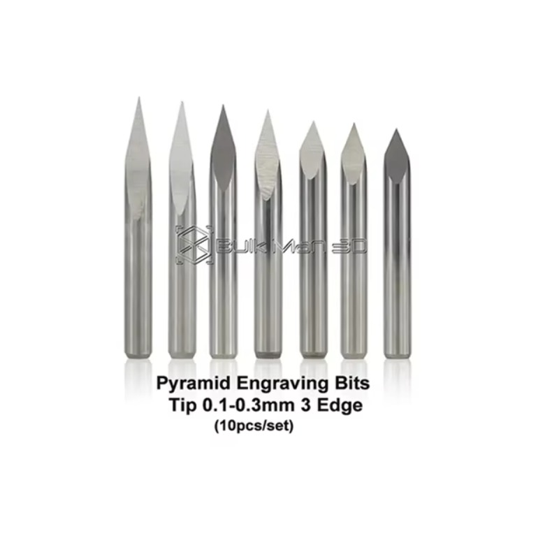10pcs/set 3 Edge l Engraving B - Cnc Bits recension och pris