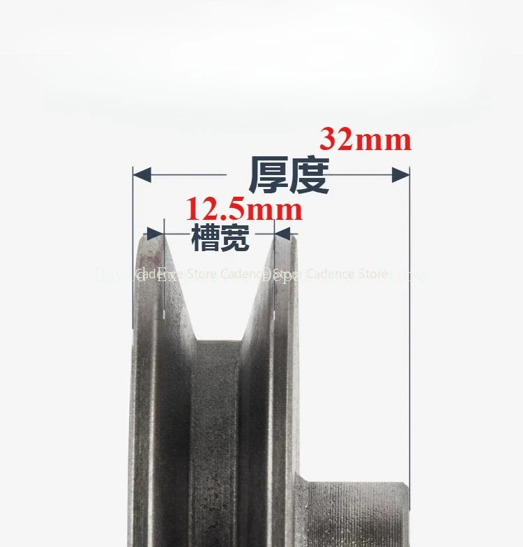 Thickened Single-Slot A Type P - V Slot Wheel recension och pris