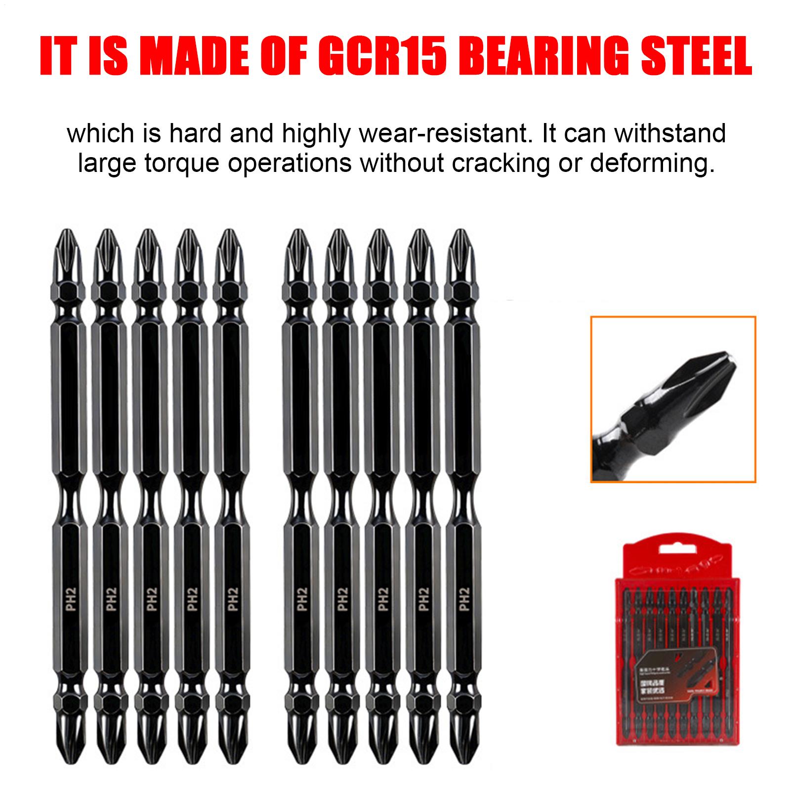 Magnetic Bits For Drill Double - End Mill Set recension och pris