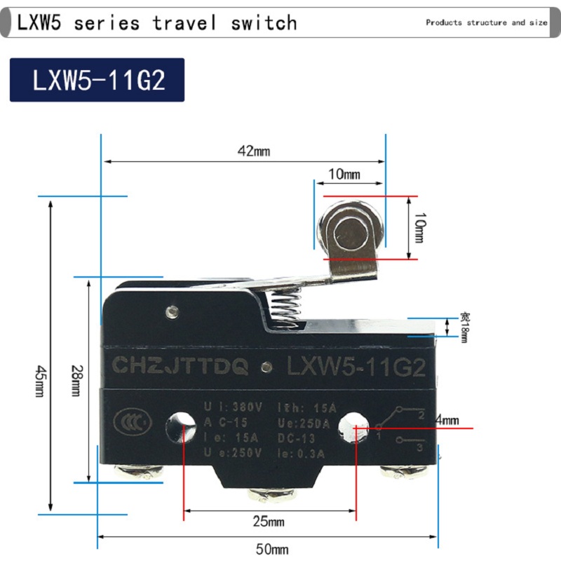 CHZJTTDQ Travel Switch Limit S - Limit Switch recension och pris