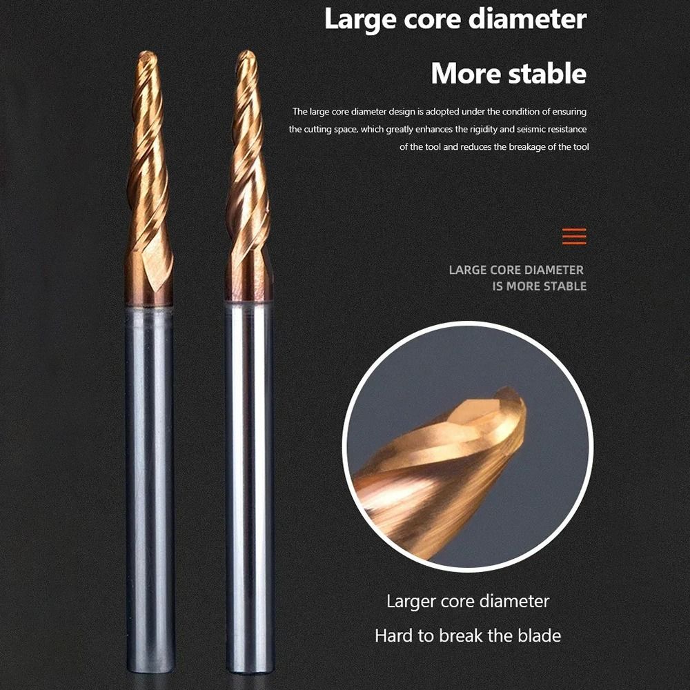 HRC55 Solid Carbide Ball Nose  - End Mill Set recension och pris