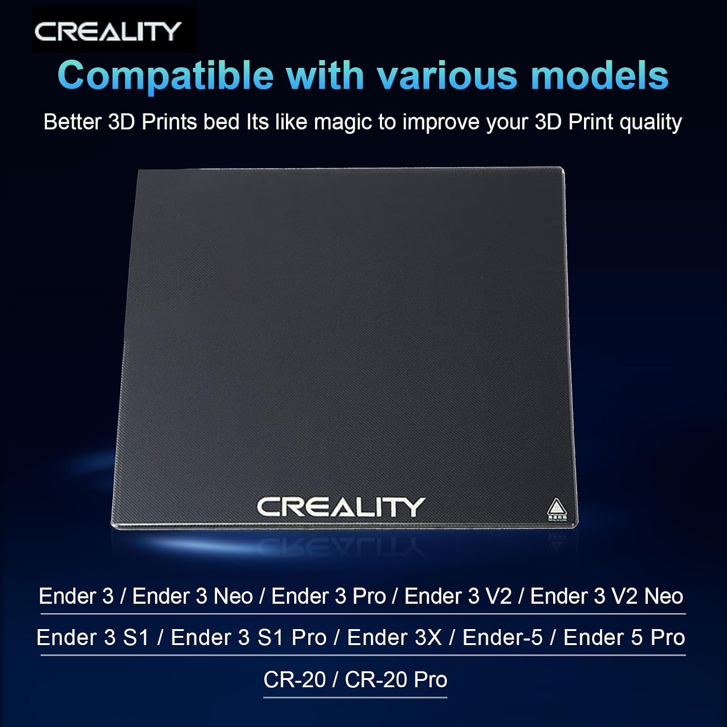 Creality Official Ender 3 Glas - Aluminium Profile 2020 recension och pris