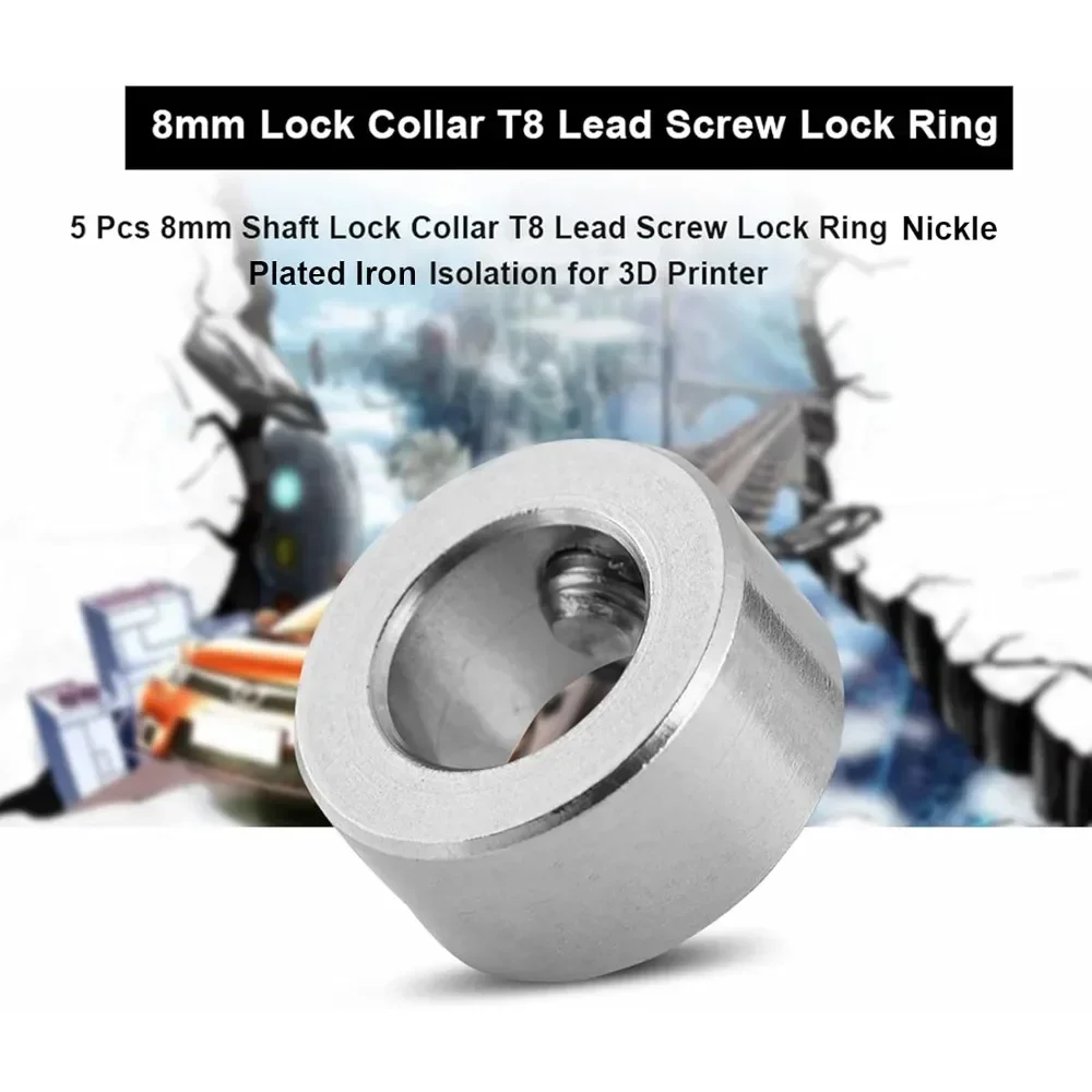 5/10/20pcs Opensource Lock Col - Lead Screw 8Mm recension och pris