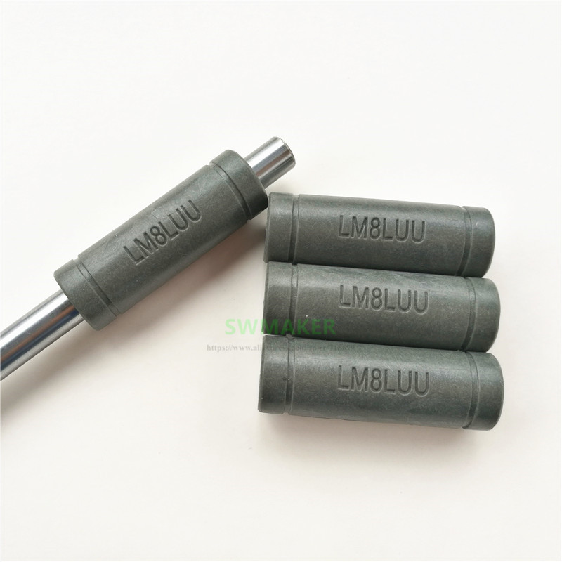 1Pc Solid Polymer LM8LUU Linea - Linear Rod 8Mm recension och pris