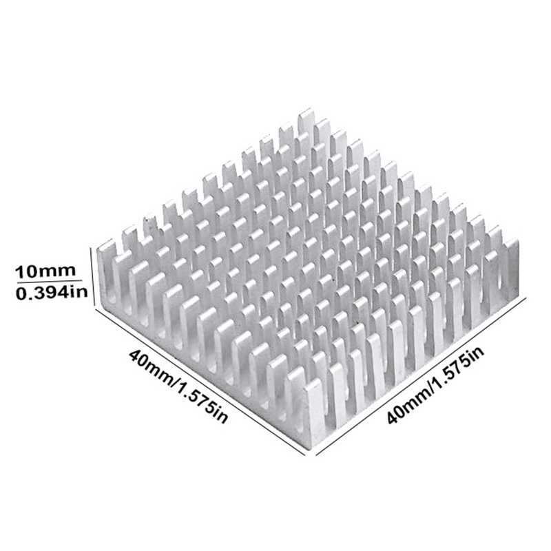 30Pcs YOUNUON 40mm Silver heat - Aluminium Extrusion recension och pris