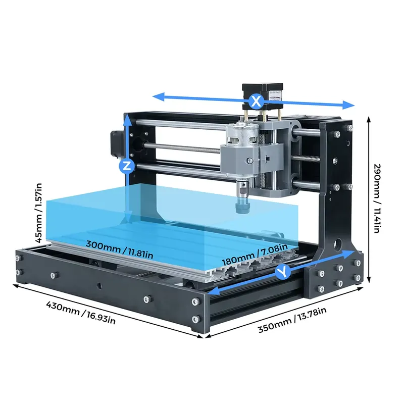 TWOTREES CNC 3018 Router Alumi - 3018 Aluminium Cnc recension och pris