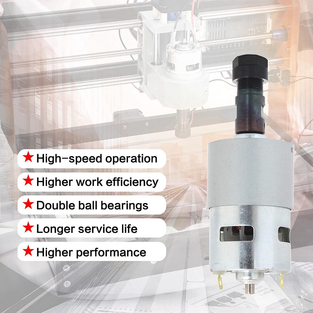 Multifunction DC Motor CNC 775 - 3018 Cnc recension och pris