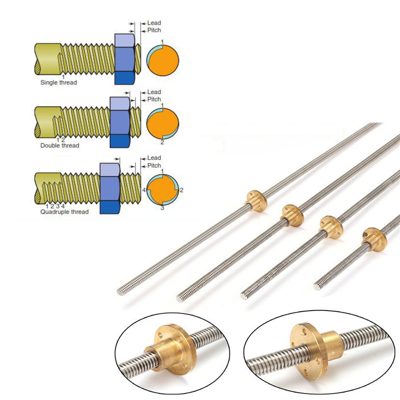 T10 Lead Screw 304 Stainless S - Lead Screw 8Mm recension och pris