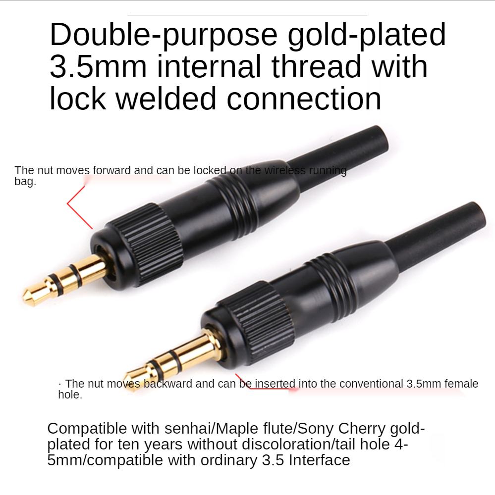 PURELINE Black 3.5mm 1/8‘’ Ste - Coupling 8Mm recension och pris