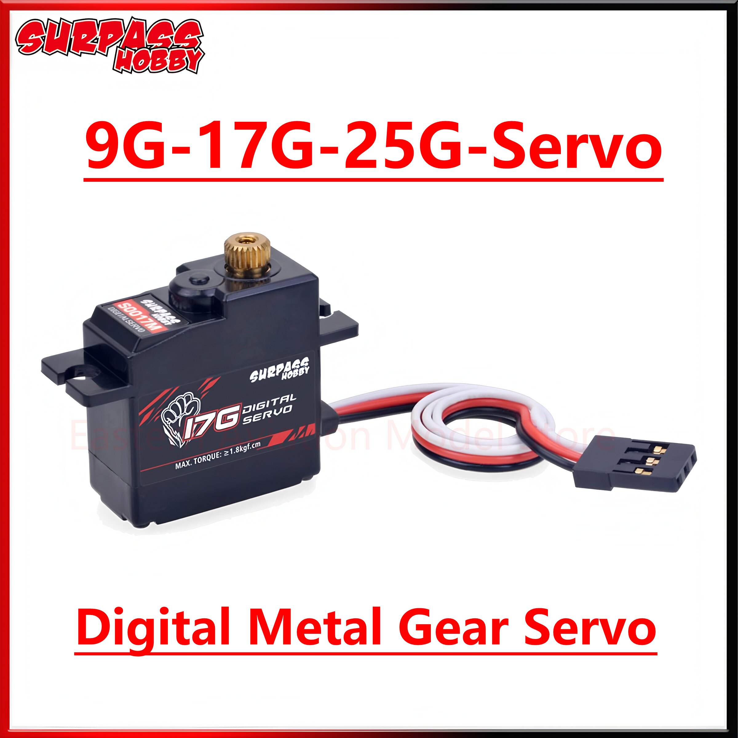 Surpass Hobby S009M 9G S0017M  - Servo 9G recension och pris