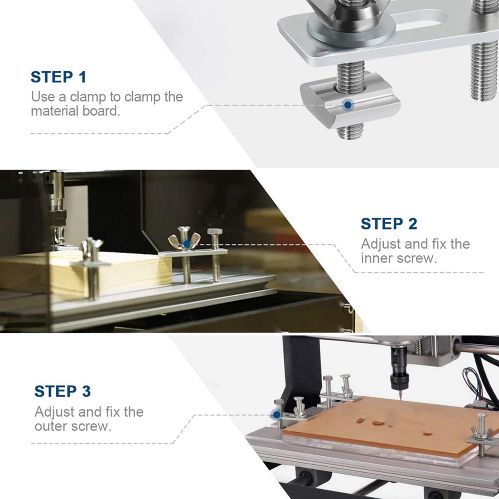 A19F-8 Pack T-Track Clamp,Mini - 3018 Cnc recension och pris