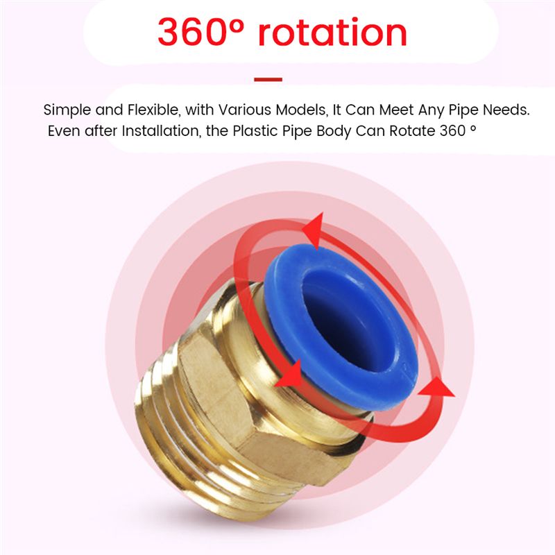 SDFC PC Pneumatic Air 10Mm 8Mm - Coupling 8Mm recension och pris