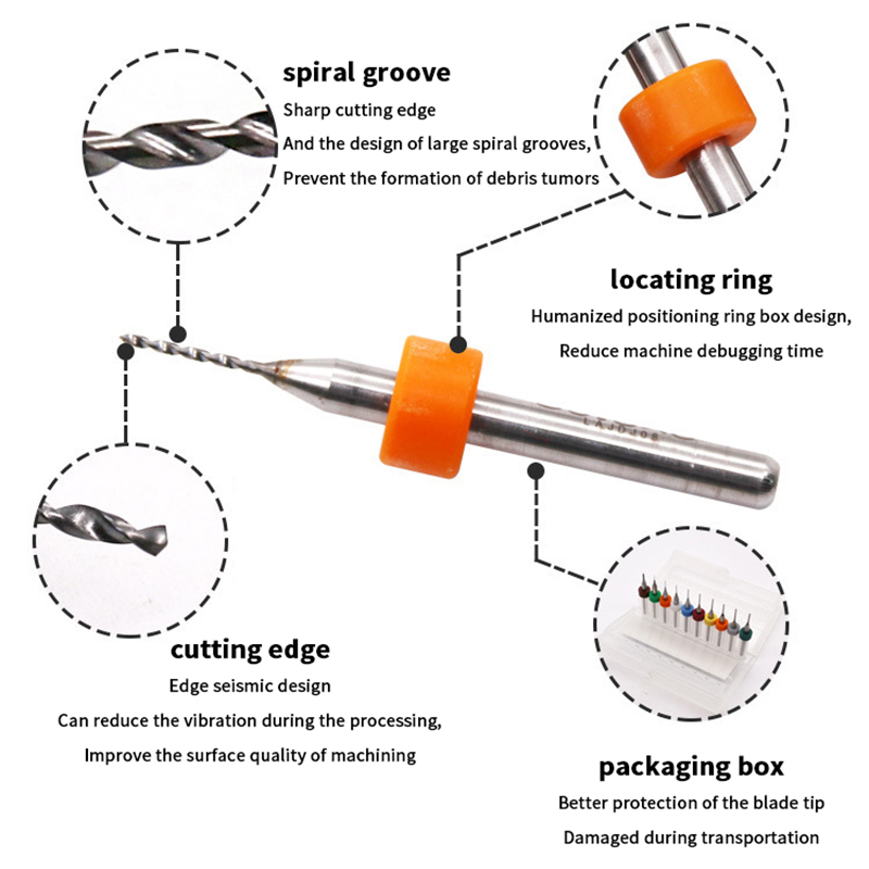 Multi Specification PCB Drill  - Drill Bit Set recension och pris