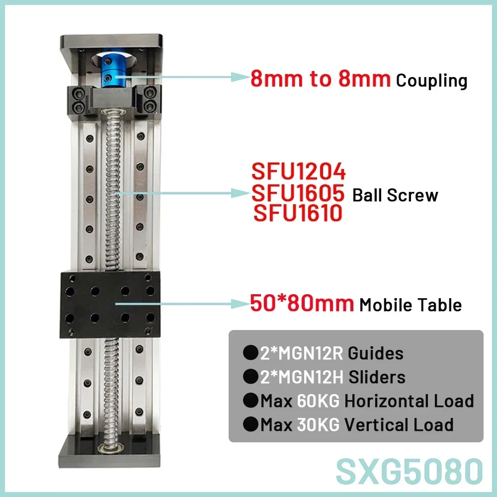 Double Square Linear Guide Sli - Ball Screw recension och pris