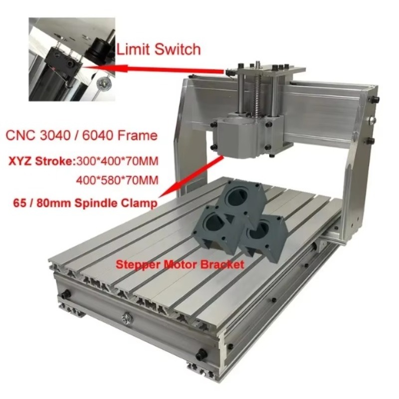 Aluminum CNC 3040 6040 Frame K - Ball Screw recension och pris